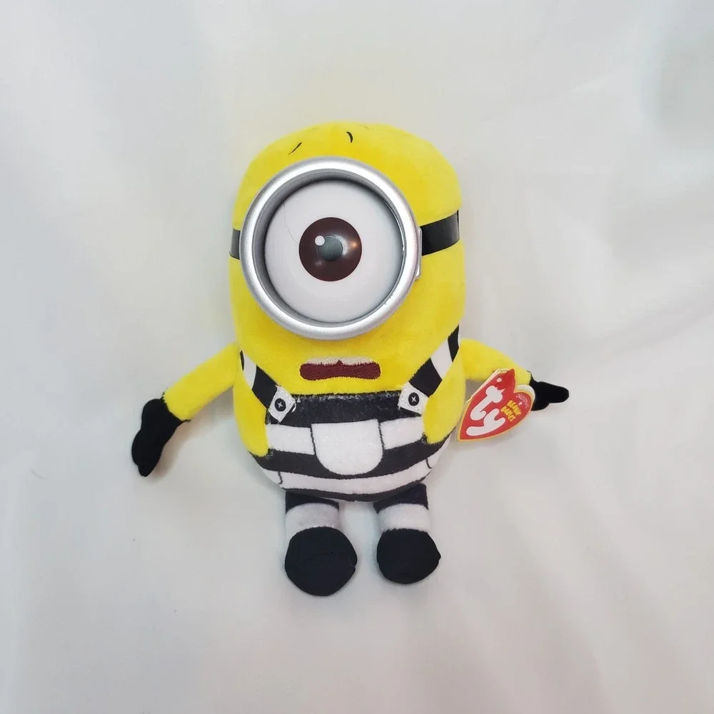 Ty Beanie Babies Despicable Me 3 Carl Minion‎ Plush 2017 6in Tags